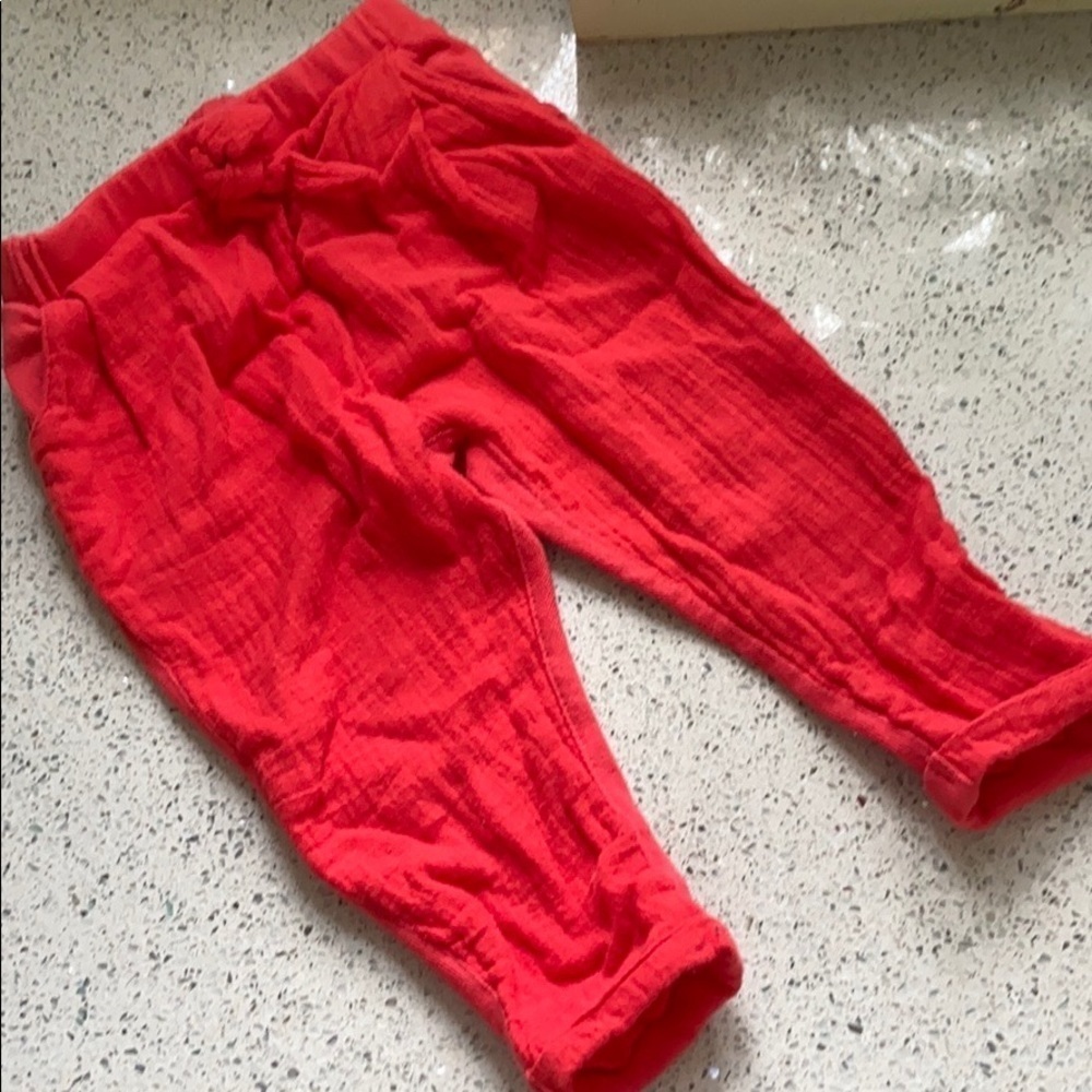 Zara Baby Pull On Cotton Pants